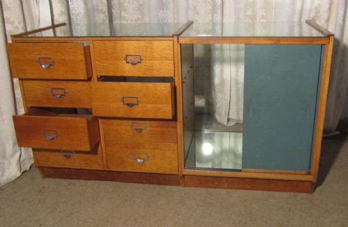 fig 1. Art Deco Shop Counter, Shop Fitting