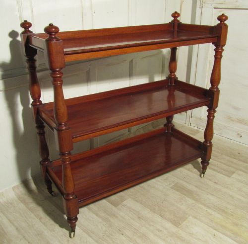 fig 2. Fine Quality Victorian Mahogany Three Tier Buffet