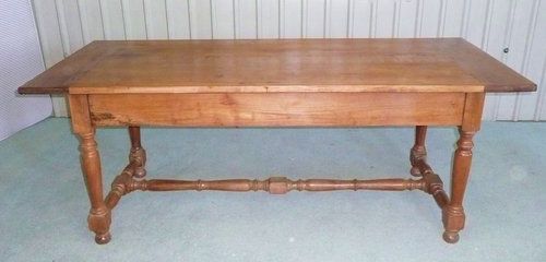 fig 1. A Rare Cherry Farmhouse Table