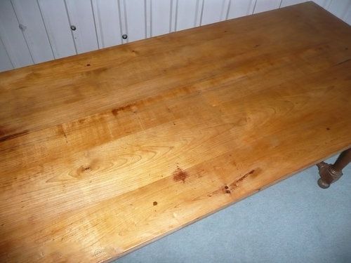 fig 2. A Rare Cherry Farmhouse Table