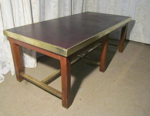 A 19th Century Arts and Crafts Oak Library Table, Boardroom Table