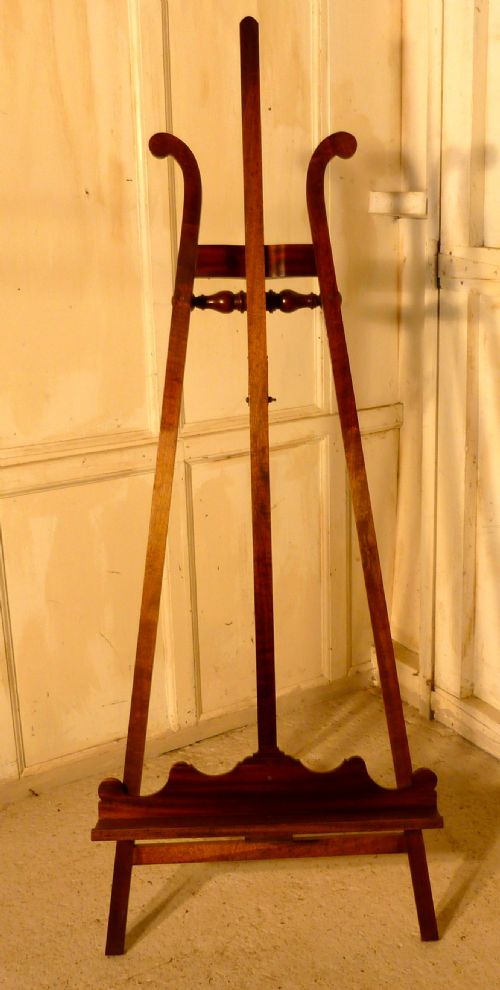 Adjustable Mahogany Artists’ Easel, Heals