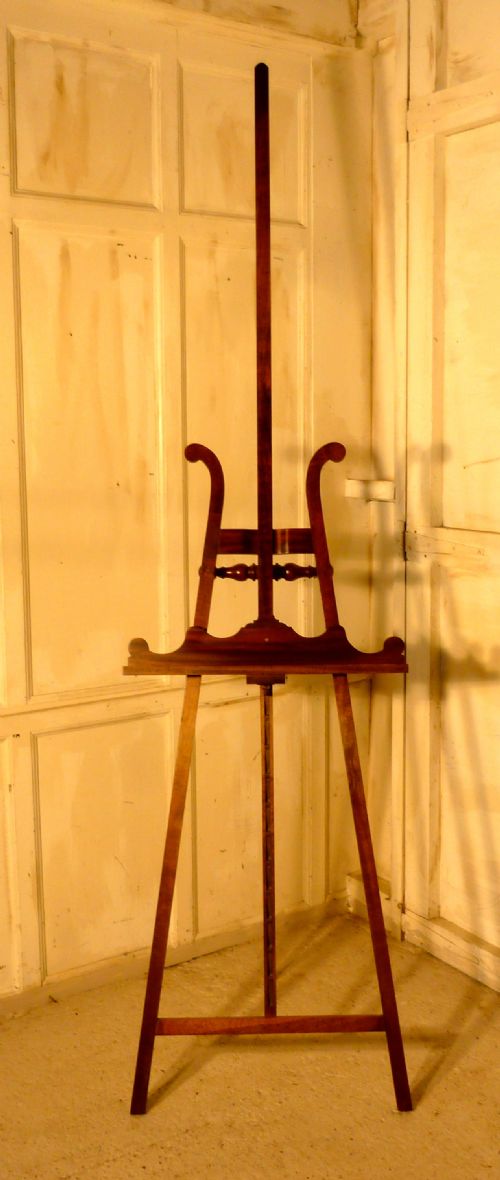 fig 1. Adjustable Mahogany Artists’ Easel, Heals