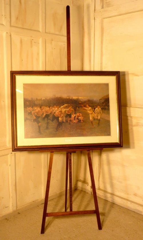 fig 2. Adjustable Mahogany Artists’ Easel, Heals