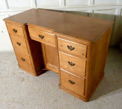 fig 1. Small Victorian Country Style Stripped Pine Sideboard or Dresser Base