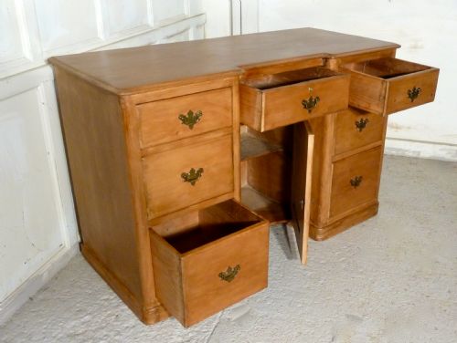 fig 2. Small Victorian Country Style Stripped Pine Sideboard or Dresser Base