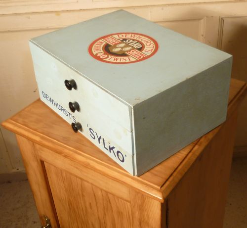 Dewhurst Sylko Cotton Reel Box Haberdashery Shop Display
free Delivery