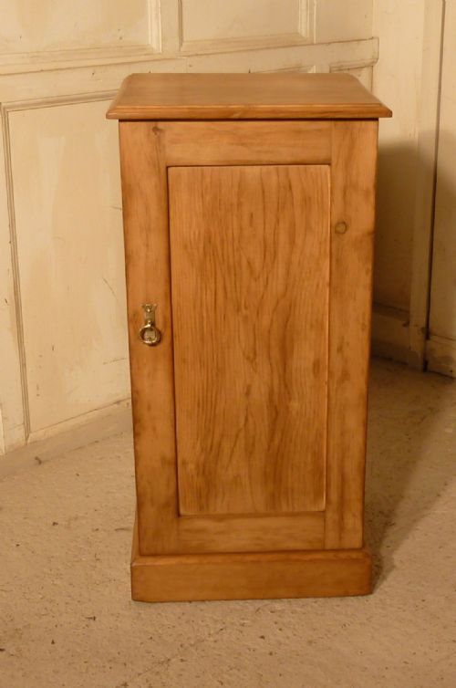 Victorian Pine Bedside Cupboard or Bedside Table