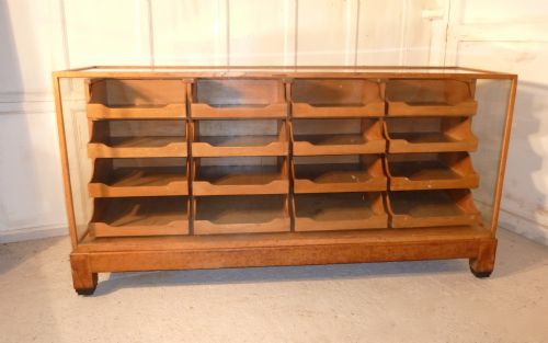 Vintage Art Deco Haberdashery Shop Counter, Shop Display