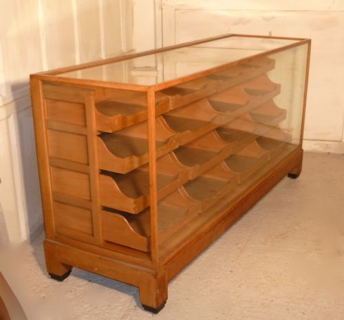 fig 2. Vintage Art Deco Haberdashery Shop Counter, Shop Display