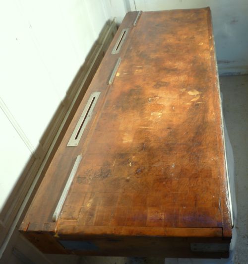 fig 2. Sycamore Chopping or Butchers Block, Kitchen Island Work Top