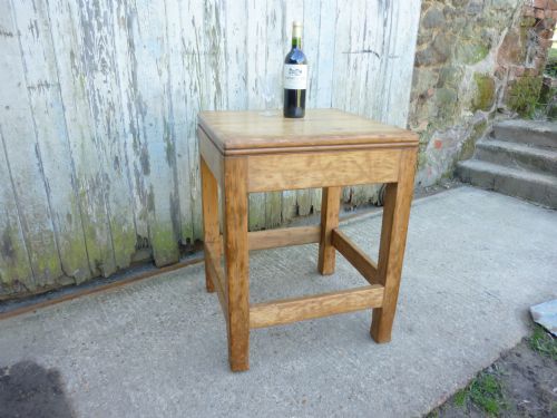 Pine Work Table, Chopping Block Kitchen Island, Industrial Antiques