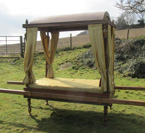 fig 1. Rare Sedan Chair stage prop for Cleopatra