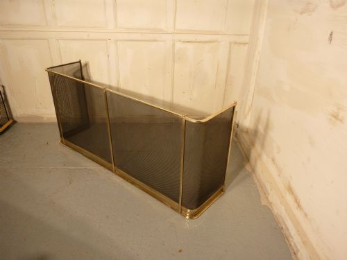 Brass and Iron Club Fender or Nursery Guard