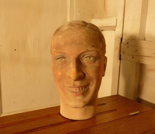 fig 2. Art Deco Male Millinery Mannequin