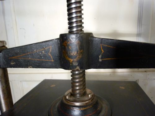 fig 2. A 19th Century, Brass and Cast Iron Flower or Book Press