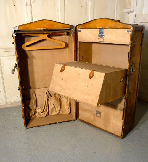 fig 2. Fitted Steamer Trunk or Cabin Wardrobe, Portmanteau