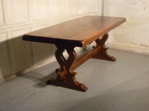 A Large French Oak Refectory Table, Table  Monastère