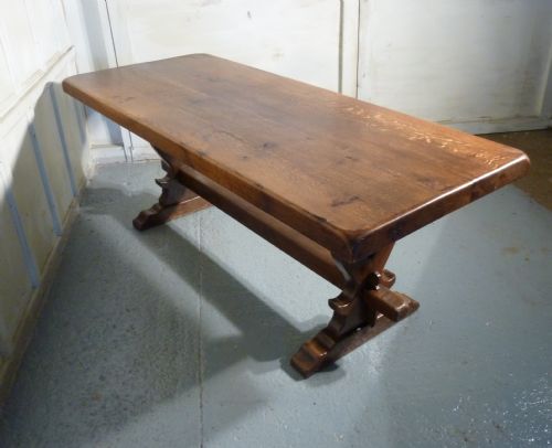 fig 2. A Large French Oak Refectory Table, Table Monastère