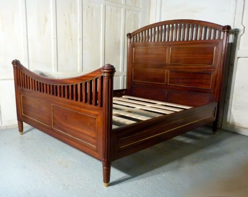 A Stunning French Empire Style Double King Size Bed
