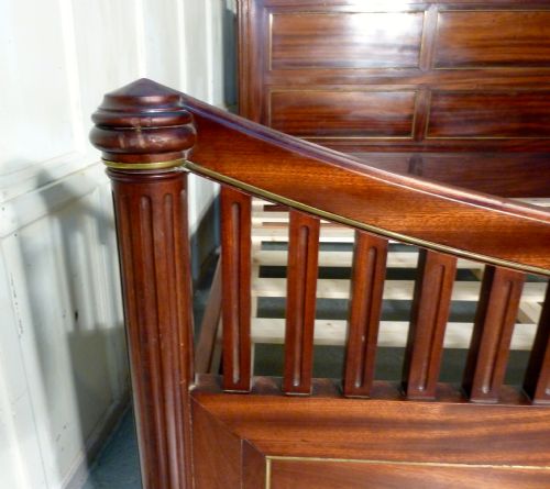 fig 2. A Stunning French Empire Style Double King Size Bed