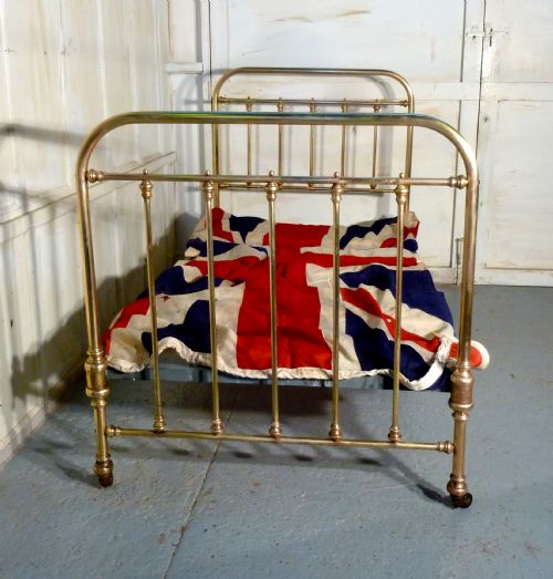 fig 2. Superb Quality Victorian Brass Single Bed
