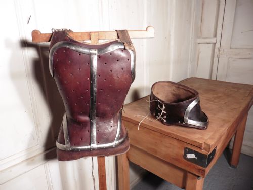 Rare French Childs Leather Surgical Corset