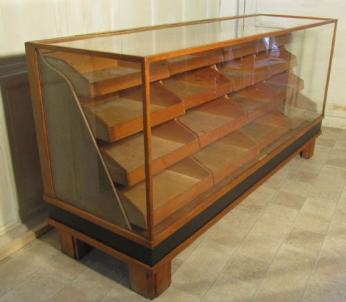 Vintage Art Deco Haberdashery Shop Counter, Shop Display