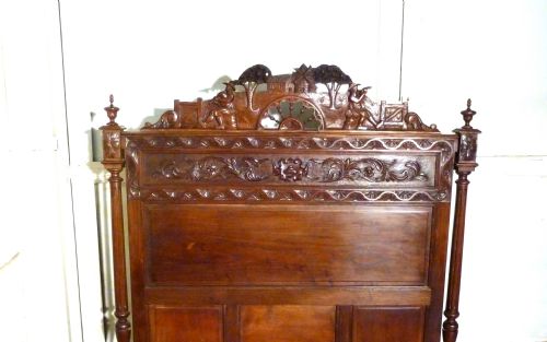 fig 2. French Carved Marriage Double Bed