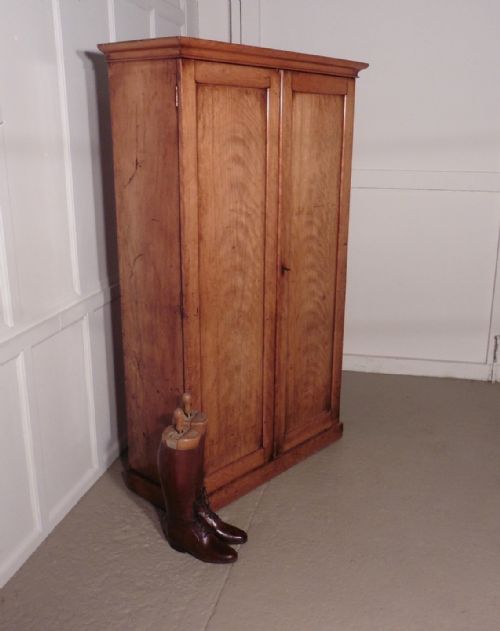 fig 2. A Small Victorian Satin Birch Wardrobe Compactum