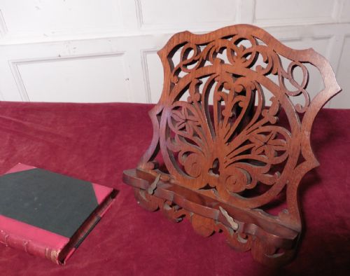 Mahogany Book Rest or Reading Stand