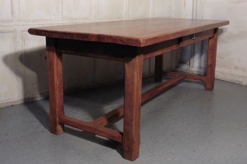 Early 20th Century Elm Farmhouse Table from Brittany