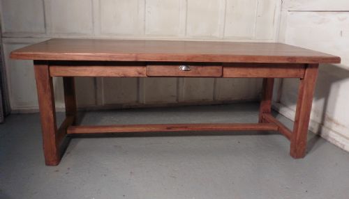 fig 3. Early 20th Century Elm Farmhouse Table from Brittany