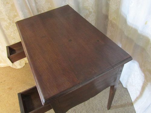 fig 2. A Georgian Country Oak Lowboy