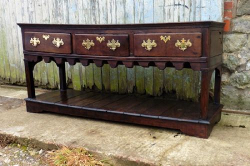 fig 1. Period Oak Cottage Dresser Base