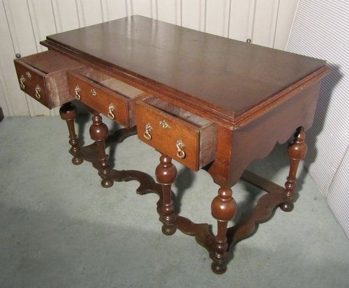 fig 2. Gothic Oak Serving Table or Hall Dresser
