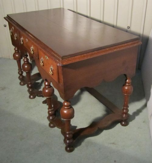 fig 3. Gothic Oak Serving Table or Hall Dresser