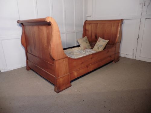 fig 1. 19th Century French Empire Style Single Day Bed,