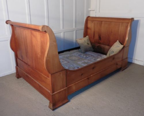 fig 3. 19th Century French Empire Style Single Day Bed,