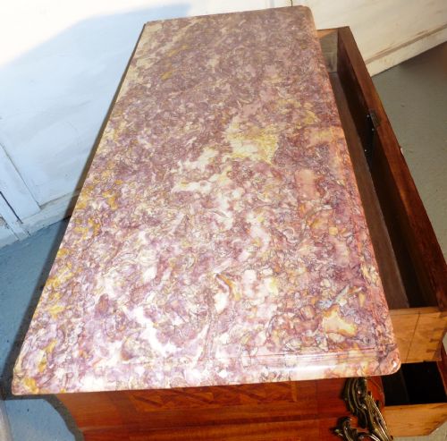 fig 3. Large French Louis XV Style Bombe Commode, Chest of Drawers
