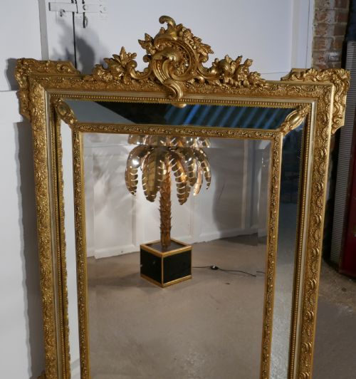 fig 4. A Stunning Large Napoleon III French Cushion Mirror