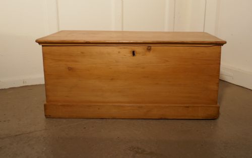Victorian Pine Blanket Box
