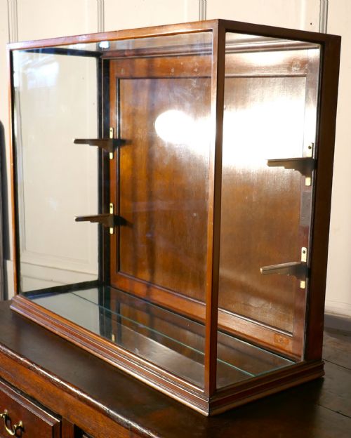 fig 1. Victorian Counter Top Collectables Shop Display Cabinet 