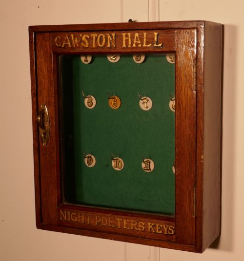 fig 2. Night Porters Key Cupboard from Cawston Hall