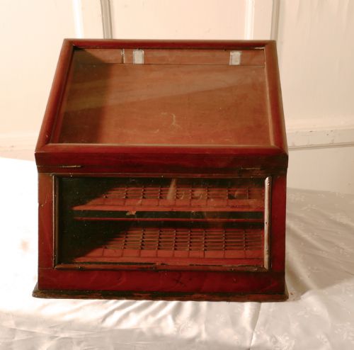 fig 1. Victorian Mahogany Haberdashery Counter Top Shop Display Cabinet