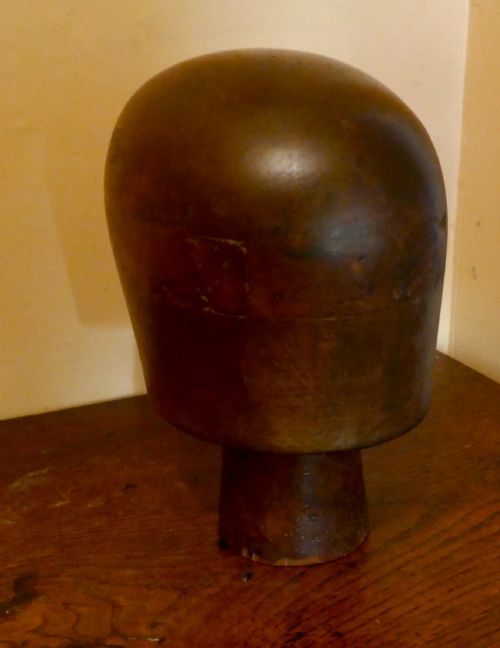 Vintage 19th Century Hat Block Stand, Shop Display
