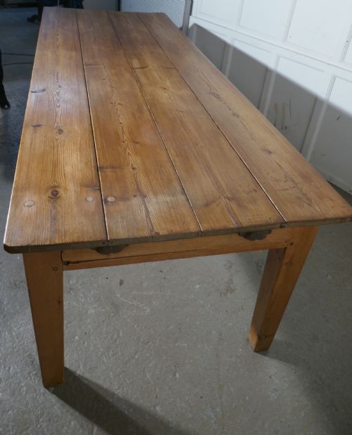 fig 1. A Large Early 19th Farmhouse Pine Table