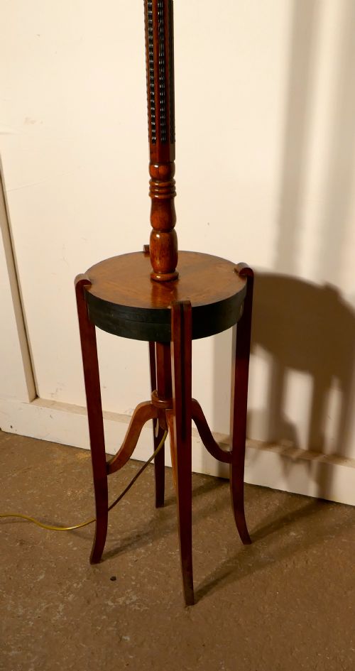 fig 4. Art Deco Odeon Style Telescopic Standard or Floor Lamp Table