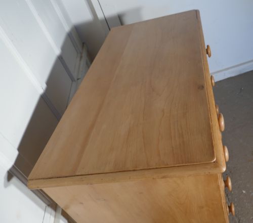 fig 2. A Large Restored Victorian Pine Chest of Drawers