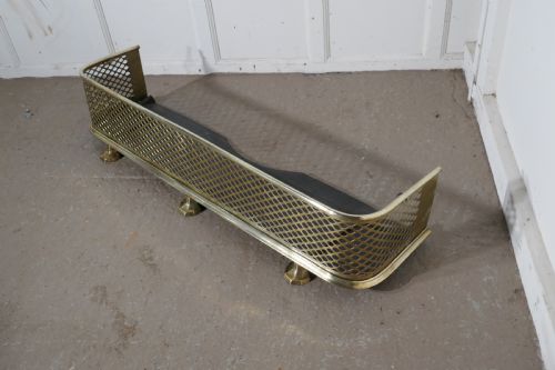fig 2. Victorian Pierced Brass Fender